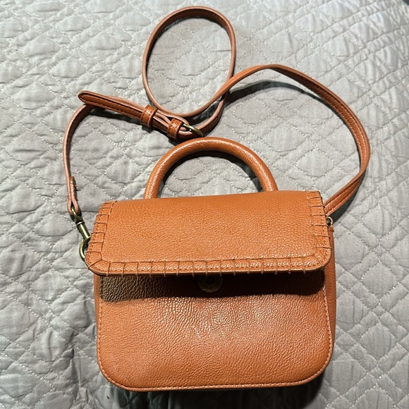 Universal Thread Women’s Mini Chestnut Brown Crossbody Purse Bag - Picture 5 of 8